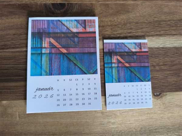 Mágneses naptárak – egyedi fotós naptár mágnessel